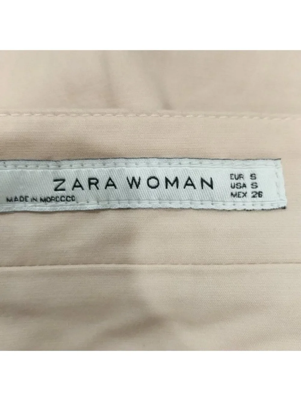 Zara blush pink skirt